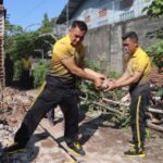 Sambut Hari Bhayangkara Ke 78, Kapolres Jembrana Pantau Bedah Rumah