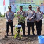 Sambut hari bhayangkara ke 78, polda kalteng tanam 14.000 pohon dan