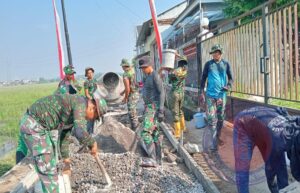 Tinggal 15 Persen, Talud Sasaran Fisik TMMD ke 120 Kodim 0726/Sukoharjo Selesai