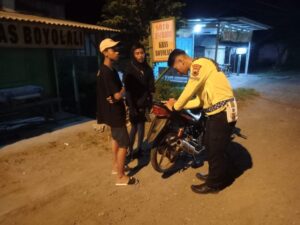 Malam Minggu, Sat Lantas Polres Rembang Gelar Operasi Knalpot Brong & Indikasi Balap Liar