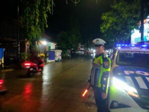 Satlantas Polres Batang Laksanakan Patroli Malam di Jalan Raya Kabupaten Batang