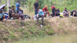 Semarak HUT Bhayangkara ke 78, Polres Lamandau Adakan Lomba Mancing