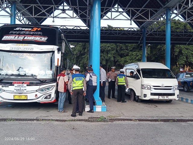 Terminal Sritanjung Fokus Operasi Sadar Keselamatan Dan Ketertiban Lalu Lintas