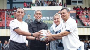 Turnamen Sepakbola Kapolda Jateng Cup U-40 Dibuka Irjen Pol Ahmad Luthfi