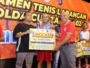 Turnamen Tenis Lapangan Kapolda Kalteng Cup 2024 Berlangsung Sengit, Ini Daftar Juaranya