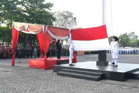 Upacara Peringatan Hari Lahir Pancasila Di Pemkab Sukoharjo