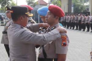 Kapolres Pimpin Sertijab Sejumlah Perwira Polres Sukoharjo yang Terkena Mutasi