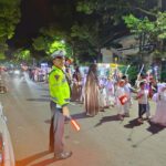 Upaya Ciptakan Kelancaran Saat Giat Takbir Keliling, Sat Lantas Polres