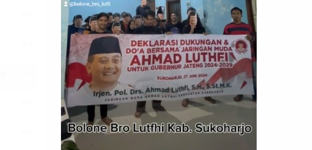 Video Bolone Bro Luthfi : Jaringan Anak Muda Sukoharjo Dukung