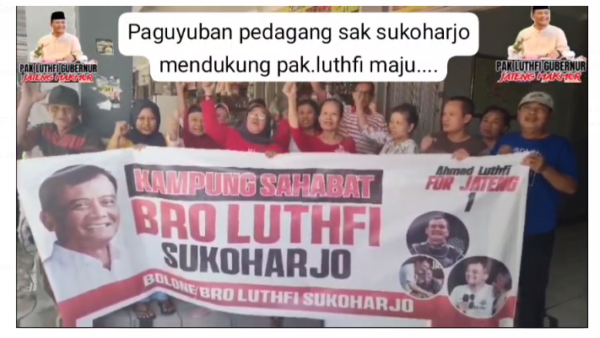 Video Bolone Bro Luthfi : Paguyupan Pedagang Pasar Se Sukoharjo