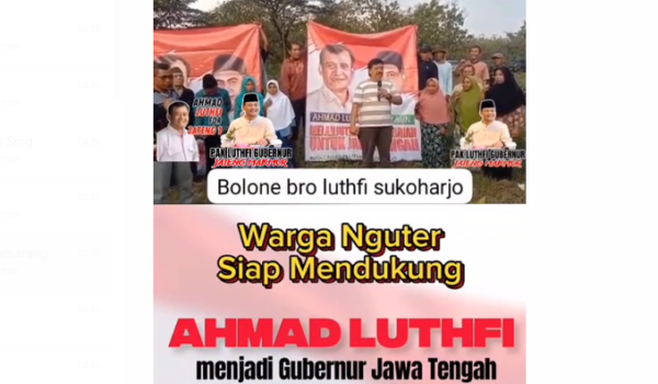 Video Bolone Bro Luthfi : Warga Nguter Sukoharjo Dukung Ahmad