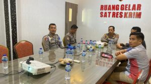 Wakapolres Rembang Hadiri Soft Louncing Interoperabilitas SIDULI Dan SP4N LAPOR Secara Daring