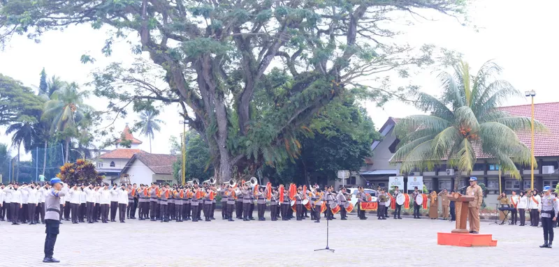 244 Calon Taruna Sman 2 Bhayangkara Banyuwangi Mengikuti Masa Dasbhara