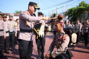 29 Bintara Sat Samapta Polres Banjarnegara Ikuti Pembinaan Tradisi Pembaretan