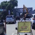 Ada Perbaikan Jalan Di Area Jembatan Kalikondang Demak, Arus Lalin