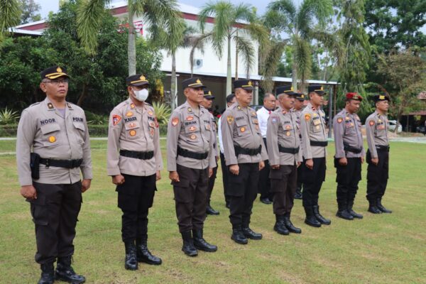 Apel Gelar Pasukan Polres Lamandau: Operasi Patuh Telabang 2024 Siap