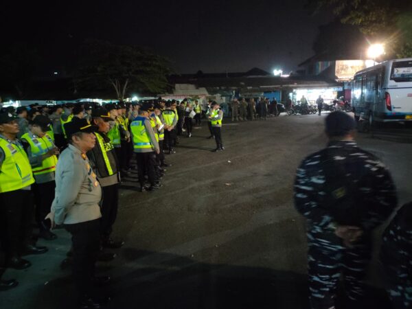 Apel Gelar Pengamanan Oleh Polresta Banyuwangi Di Malam Kedua Sah Sahan