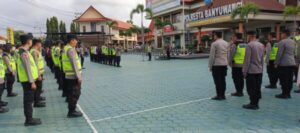 Polresta Banyuwangi Gelar Apel Pengamanan Sambut Etape 3 Tour De Banyuwangi Ijen 2024