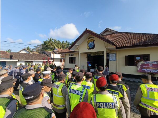 Apel Pengamanan Polresta Banyuwangi Sambut Etape 4 Tour De Banyuwangi