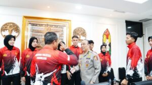 As SDM Kapolri Lepas Kontingen Taekwondo Polri ke Malaysia dan Thailand, Berikan Motivasi dan Beasiswa