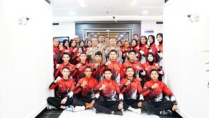 As SDM Kapolri Motivasi Kontingen Taekwondo Polri ke Malaysia dan Thailand dengan Janji Beasiswa Pendidikan