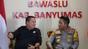 Kapolresta Baru, Bawaslu Banyumas Siap Bersinergi