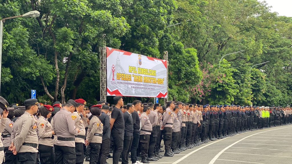 Tanda Berakhirnya Pengamanan Piala AFF U-16, Polda Jateng Gelar Apel Konsolidasi