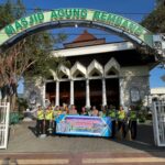 Bhakti Sosial Religi Satlantas Polres Rembang Gelar Bersih Bersih Masjid Dalam