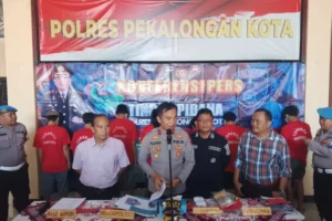 8 Pengedar Narkoba Dibekuk Satresnarkoba Polres Pekalongan Kota