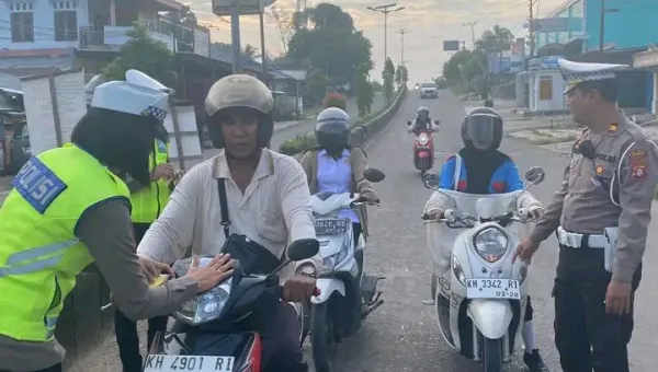 Disiplin Berlalu Lintas Jadi Fokus Sat Lantas Polres Lamandau Di