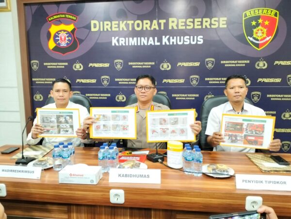 Ditreskrimsus Polda Kalteng Tetapkan Tiga Tersangka Korupsi Pengadaan Alat Bpbd