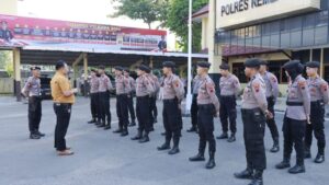 Edukasi Bijak Bermedia Sosial Kepada Bintara Remaja, Kasi Humas Polres Rembang Terkankan Ini