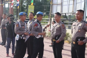 Personil Polres Humbahas Diperiksa dalam Giat Gaktiblin oleh Propam Poldasu