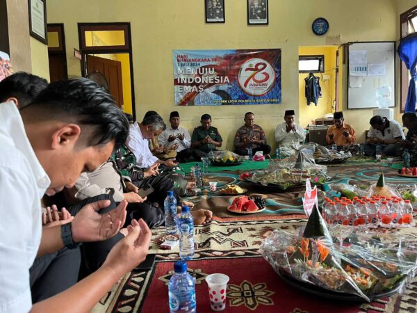 Hari Bhayangkara Ke 78 Dirayakan Hangat Di Polsek Licin Polresta Banyuwangi