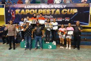 Ini Nama-nama Juara Lomba Bola Volly Kapolresta Cup Polresta Banyuwangi