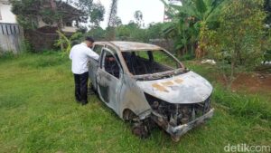 Heboh Mobil Rental Terbakar Misterius di Kendal Sempat Digadaikan Penyewa Rp 20 Juta