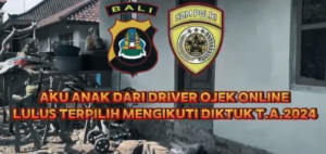 Kisah Anak Driver Online Bali Lulus Terpilih Menjadi Bintara Polri Tahun 2024