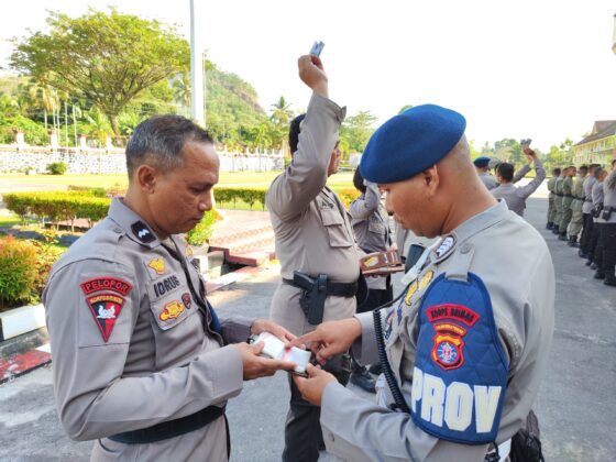 Jaga Kedisiplinan, Satbrimob Kalteng Gelar Gaktiblin Bagi Personel