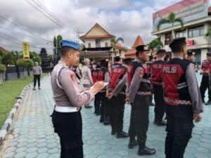 Menyambut Etape 2 TDBI 2024, Polresta Banyuwangi Gelar Apel Kesiapan