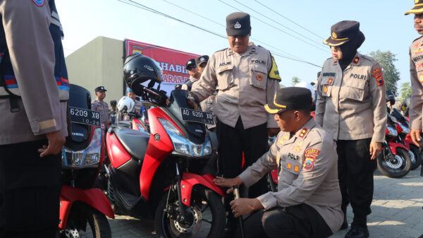 Jelang Pilkada 2024, Polres Sukoharjo Lakukan Apel Pengecekan Kelengkapan Dan