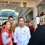 Jokowi Meresmikan Rehabilitasi Pasar Jongke Di Kota Surakarta