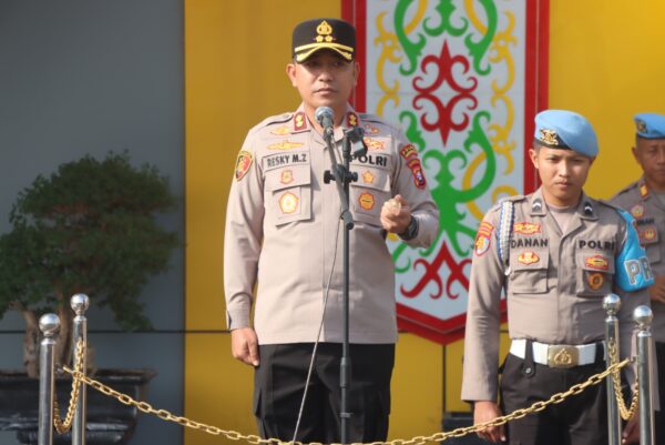 Kapolres Kotim Apel Perdana Jam Pimpinan Berikan Beberapa Penekanan