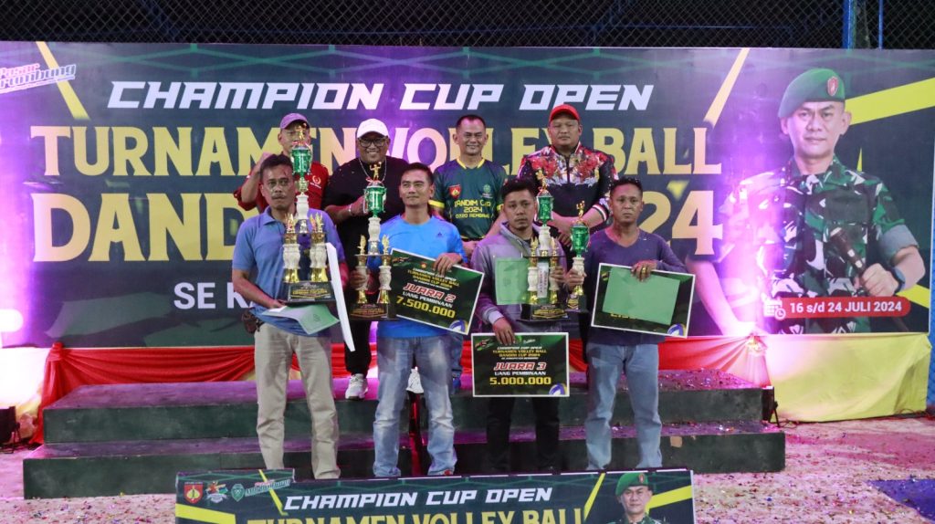 Kapolres Rembang Hadiri Final Dandim Cup, Jalin Keakraban Tni Polri