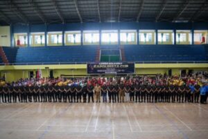 Polresta Banyuwangi Semarakkan Hari Bhayangkara Ke-78 dengan Lomba Bola Volly Kapolresta Cup