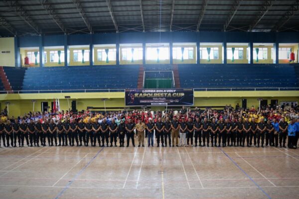 Kapolresta Cup Volly Tournament Warnai Peringatan Hari Bhayangkara Ke-78 di Banyuwangi