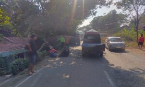 Laka Tunggal di Jalan Nasional Rembang-Blora, Satu Orang Tewas Dua Penumpang Luka