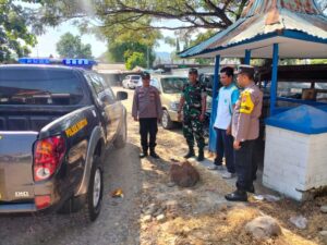 Kedepankan Sinergitas TNI-Polri, Polsek Pamotan & Koramil Pamotan Patroli Bersama Di Titik-titik Rawan Kejahatan