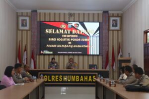 Kegiatan Supervisi Biro Logistik Polda Sumut di Polres Humbahas