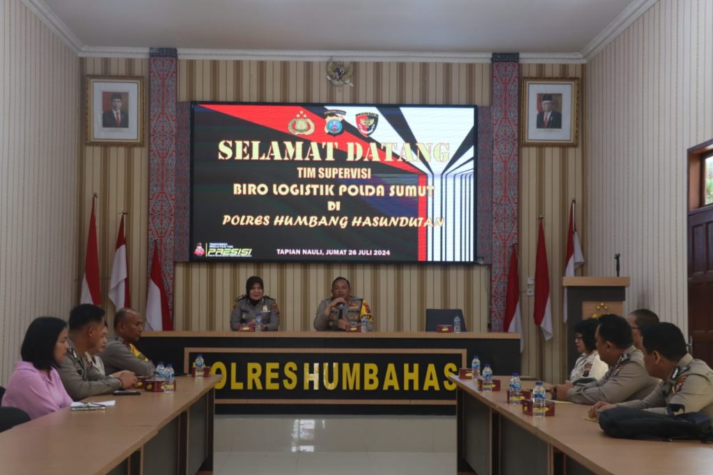 Kegiatan Supervisi Biro Logistik Polda Sumut Di Polres Humbahas