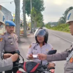 Kendaraan Polisi Tanpa Spion Terjaring Dalam Razia Propam Polres Humbahas